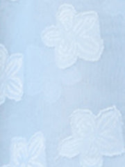 Peter Pan Collar Floral Drawstring Chiffon Layered Dress