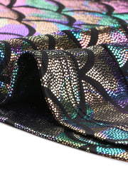 Metallic Glitter Shiny Long Sleeve Sparkly Party Blouse