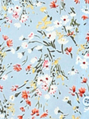 Peter Pan Collar Flowy Short Sleeve Ruffle Summer Floral Shirt Dress