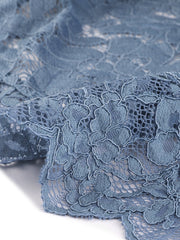 Lace 3/4 Sleeves Sheer Floral Cropped Bolero Shrug