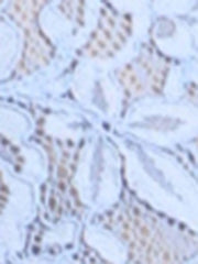 Lace 3/4 Sleeves Sheer Floral Cropped Bolero Shrug