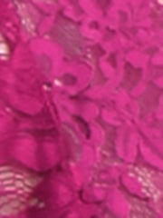 Lace 3/4 Sleeves Sheer Floral Cropped Bolero Shrug
