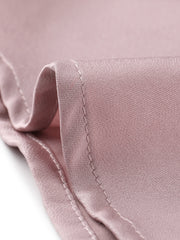 Elegant Collar Blouse Long Sleeve Work Office Satin Button Down Shirt