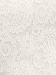 Crochet Peplum Floral Mock Neck Cap Sleeve Lace Blouse