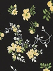 Spaghetti Strap Asymmetrical High Low Floral A-Line Midi Dress