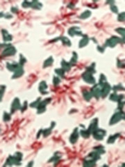 Peter Pan Collar Flowy Short Sleeve Ruffle Summer Floral Shirt Dress