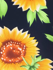 Hawaiian Floral Leaves Tropical Button Down Shirt