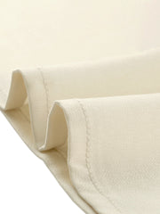 Satin Blouse Puff Sleeve Stand Collar Work Top