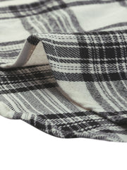 Classic Plaid Button Down Short Sleeve Shirt