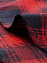 Button Down Cotton Classic Western Plaid Shirt