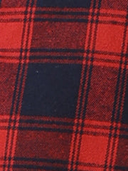 Button Down Cotton Classic Western Plaid Shirt