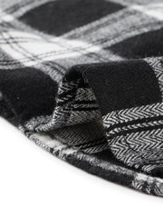 Cotton Classic Button Down Plaid Short Sleeve Shirt