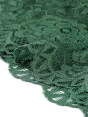 Elegant Sheer Floral Lace Cropped Bolero Shrug