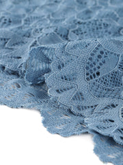 Elegant Sheer Floral Lace Cropped Bolero Shrug