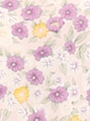 Peter Pan Collar Puff Short Sleeve Ruffle Smocked Floral Blouse