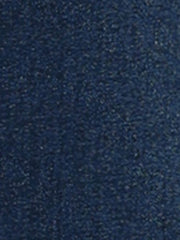 Casual High Waist Back Slit Stretch Denim Midi Skirt