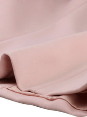 Notched Lapel Long Sleeves Solid Color Open Front Cropped Blazer