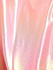 Holographic Party Shiny Lightweight Zipper Hooded Metallic Jacket