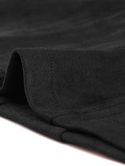 Faux Suede Blazer Belted Lapel Outwear Single Breasted Work Jacket