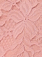 Floral Embroidery Sheer Long Sleeve Lace Blouse Top