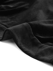 Velvet Open Front Long Sleeve Cropped Bolero Shrug