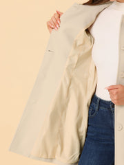 Peter Pan Collar Single Breasted Winter Outwear Buttoned Long Coat