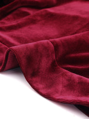 Velvet Open Front Long Sleeve Cropped Bolero Shrug