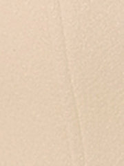 Peter Pan Collar Flap Pocket Single Breasted Button Long Coat