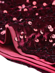 Sequined Velvet Spaghetti Strap Club Party Cropped Cami Top