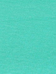 3/4 Sleeve Solid Knitted Button Decor Ruched Blouse