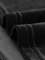 Turtleneck Velvet Top Long Sleeve Work Shirt Basic Velour Blouse