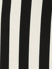 3/4 Sleeve Round Neck Casual Striped T-Shirt