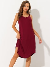 Spaghetti Strap Cami Nightdress Lounge Pajama Dress Nightgown
