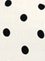 Short Sleeve Tops Vintage Polka Dots Button Up Shirt
