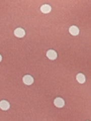 Polka Dots Print V Neck Short Sleeve Elegant Work Office Tops