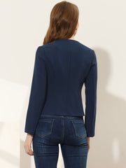 Fall Casual Jacket Elegant Button Front Work Office Blazer