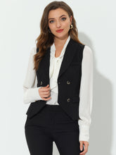 Lapel Collar Dressy Versatile Racerback Suit Vest Waistcoat