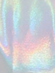 Holographic Long Sleeve Lightweight Zipper Metallic Jacket