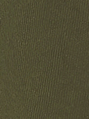High Waist Button Front Belted Corduroy A-Line Midi Skirt