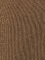 High Waist Button Front Belted Corduroy A-Line Midi Skirt