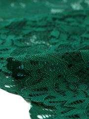 Elegant Sheer Floral Lace Cropped Bolero Shrug