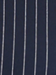 Striped Crew Neck Sleeveless A-Line Midi Work Office Dress