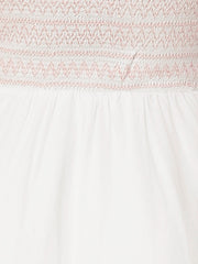 Boho Square Neck Ruffle Tiered Flowy Smocked Midi Dress Sundress