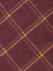 Plaid Tartan Vintage Elastic Waist Knee Length A-Line Skirt