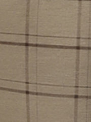 Vintage Tartan Plaid Pants Elastic Waist Straight Long Trousers