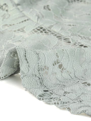 Floral Lace Tie Front Ruffled Hem Sheer Crop Bolero Shrug