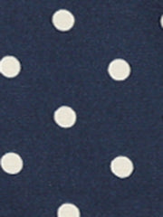 Polka Dot Peter Pan Collar Bow Tie Neck Puff Sleeve Vintage Shirt