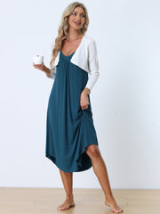 Spaghetti Strap Cami Nightdress Lounge Pajama Dress Nightgown
