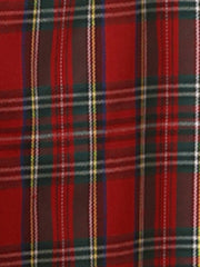 Plaid Overall Tartan Pinafore Suspender Midi Skirt
