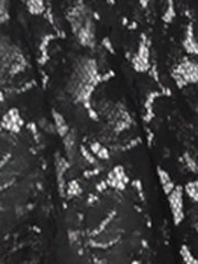 Elegant Lace 3/4 Sleeves Ruffles Bodycon Fishtail Dress